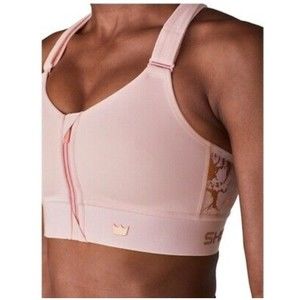 NWT Luxe Women Shefit Pink Flex Sports Bra